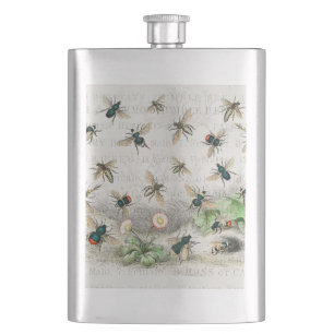 Bee Honung Worker Queen Bees Antique Fickplunta