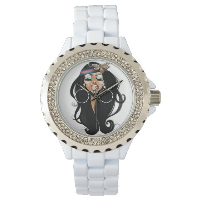BEE Humble Watch White Armbandsur (Framsida)