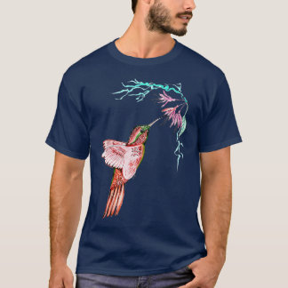 Bee Hummingbird Beval Bird Älskare T Shirt
