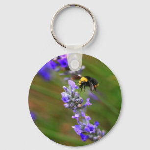 Bee i Lavender Nyckelring