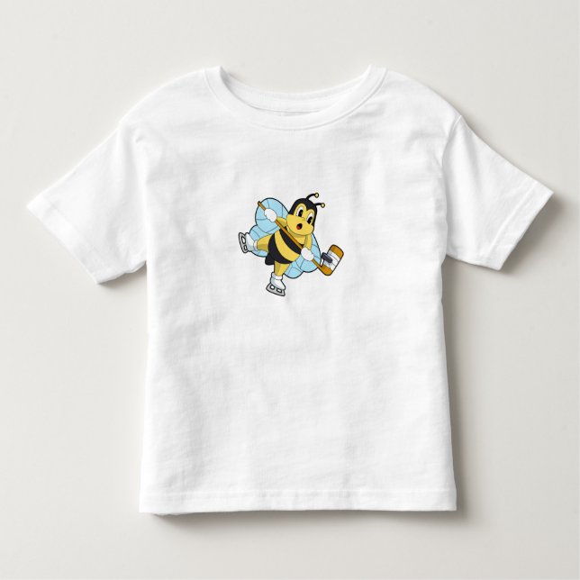 Bee Ice hockey Ice hockey T Shirt (Framsida)