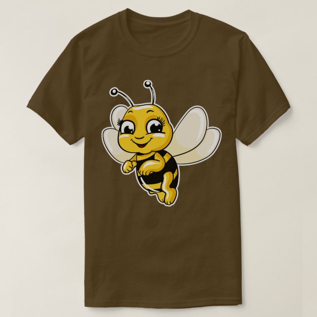 Bee Illustration T Shirt (Design framsida)