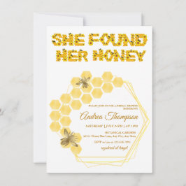 Bee Inbjudningskort för möhippan | Hon hittade hon