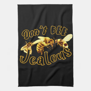 Bee inte Jeverse Funny Quote Kökshandduk