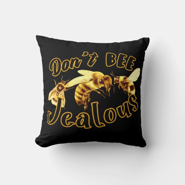 Bee inte Jeverse Funny Quote Kudde (Framsida)