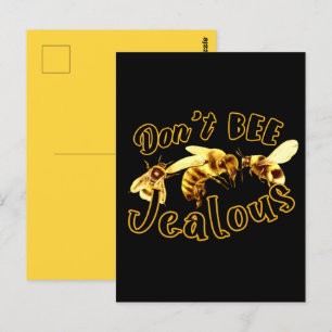 Bee inte Jeverse Funny Quote Vykort