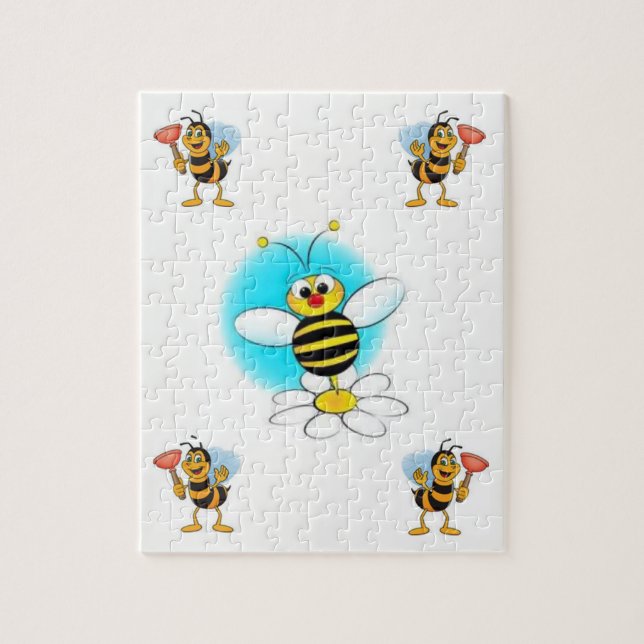 Bee Jigszle Puzzle Pussel (Vertikal)