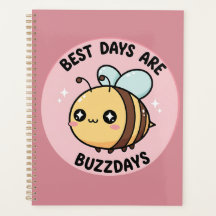 Bee Journal – Cute Pastel Bumblebee Notebook
