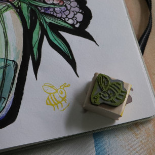 Bee Kärlek Cute biodling Älskare Bees Art Stämpel