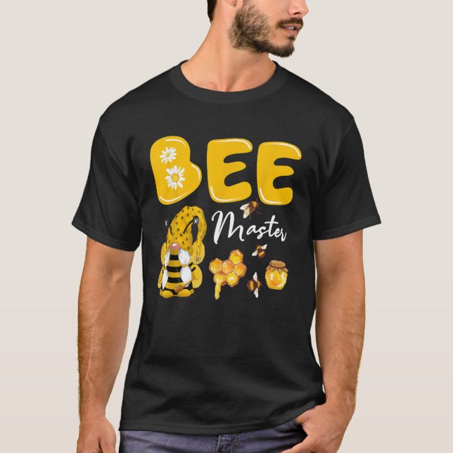 Bee Keeper Bee Master Gnome Honung Apiarist Bee Wh T Shirt (Framsida)