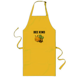 Bee Kind Apron Långt Förkläde