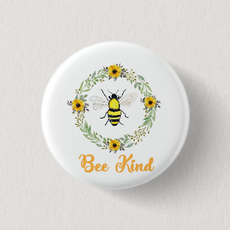 Bee Kind Bee badge Knapp