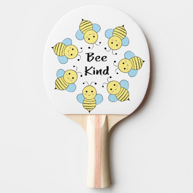 Bee Kind Bees Pingisracket (Framsidan)
