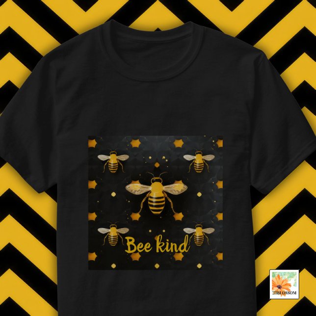 BEE KIND Biodlarhonung älskare T Shirt (Skapare uppladdad)