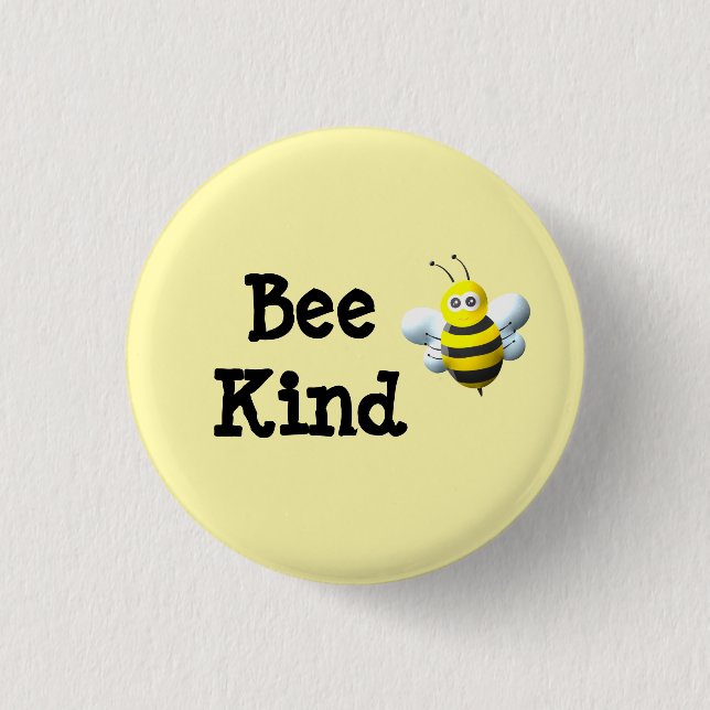 Bee Kind Bumblebee Knapp (Framsida)
