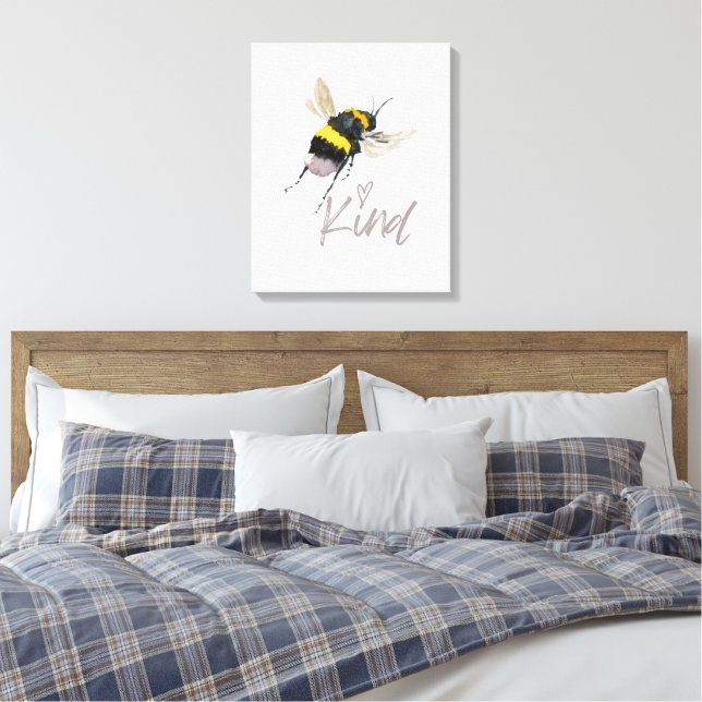 Bee Kind Canvastryck (Insitu (sovrum))