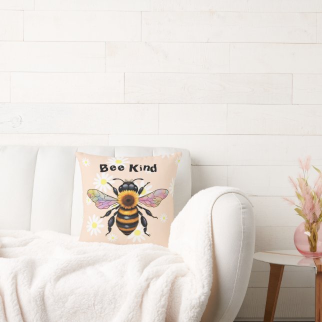 Bee Kind  Cushion Kudde (Soffa)
