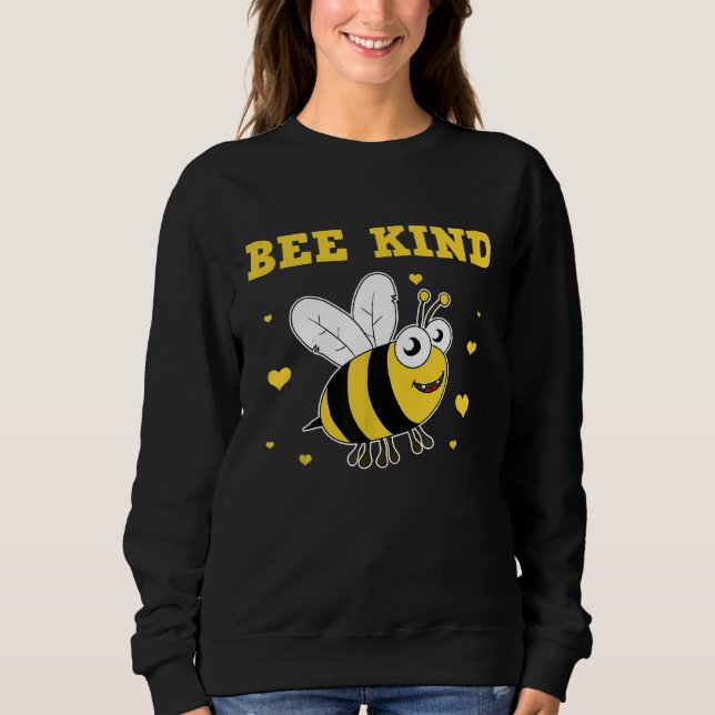 Bee Kind Cute Humla Kindness T Shirt (Framsida)