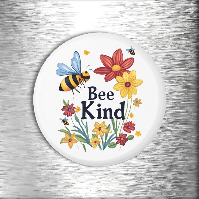 Bee Kind Fridge Magnet (Skapare uppladdad)