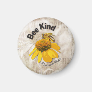 Bee Kind - Harmoniserad natur Magnet