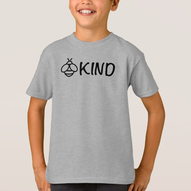 Bee Kind, - inspirerande T Shirt (Framsida)