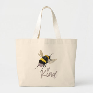 Bee Kind Jumbo Tygkasse