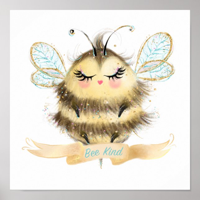 Bee Kind Nursery Poster (Framsidan)
