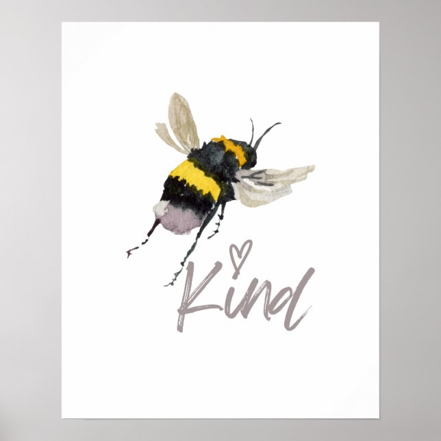 Bee Kind Poster (Framsidan)