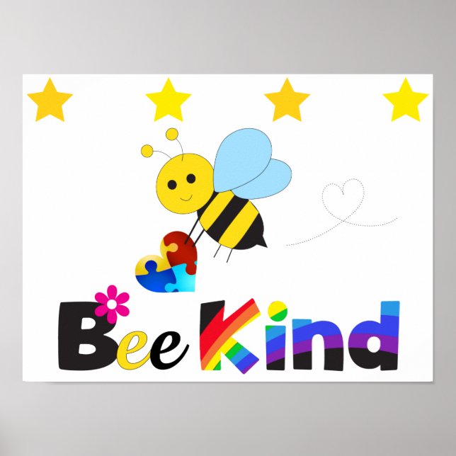 Bee Kind Poster (Framsidan)