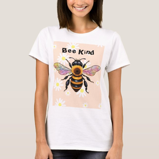 Bee Kind   T Shirt (Framsida)