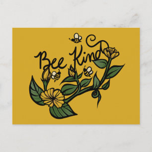 Bee Kind Vykort