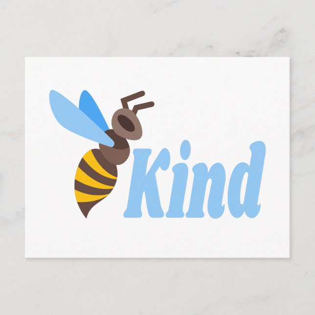 Bee Kind Vykort (Framsida)