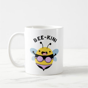 Bee-kini Funny Bee Puns Kaffemugg