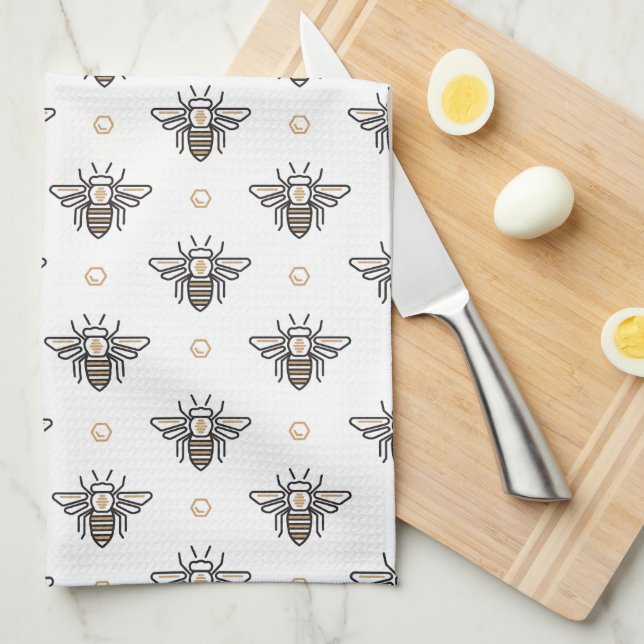 Bee Kitchen Towel Kökshandduk (Vikt i Fjärdedel)