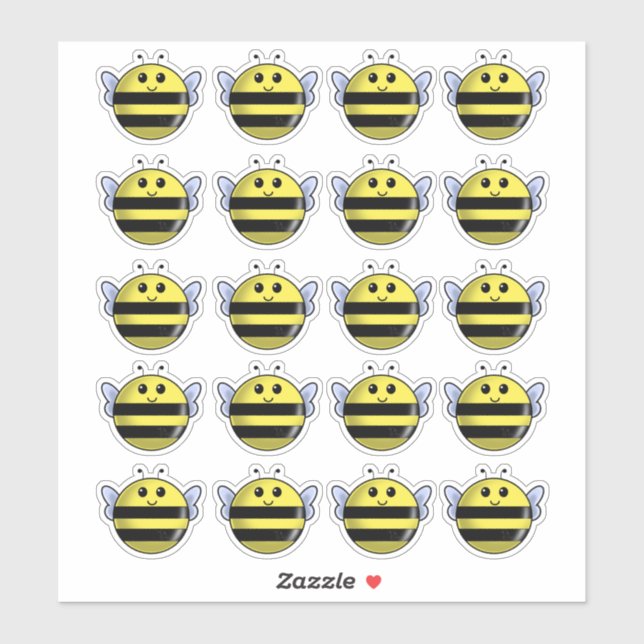 Bee Klistermärken (Ark)