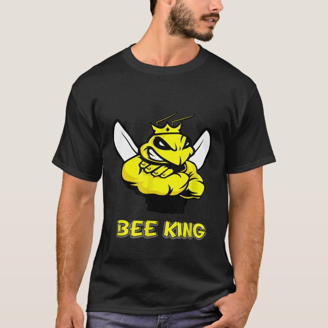 Bee Kung Spara Bees Retro Stil Klimatblomma 1 T Shirt (Framsida)