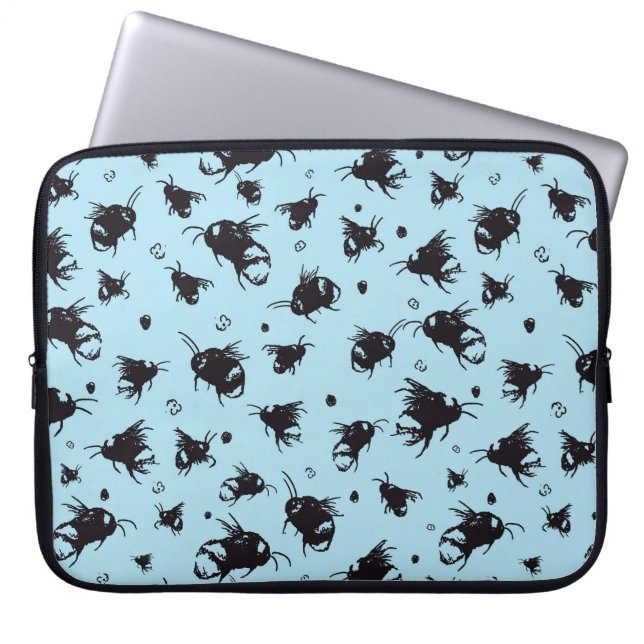 Bee Laptop sleeve | Birthday Gift för Mamma (Framsidan)
