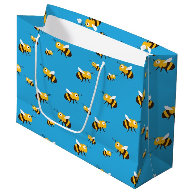 Bee Large Gift Bag (Framsidan Vinklad)