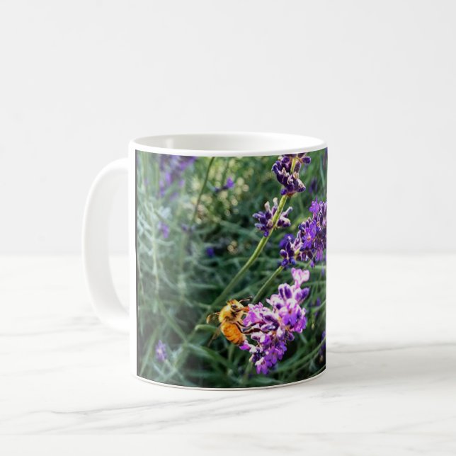 Bee & Lavender Kaffemugg (Framsida vänster)
