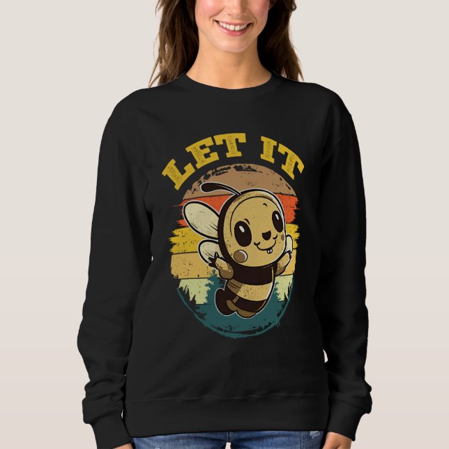 Bee Let it Beekeeper Honeybee Beekeeping  3 T Shirt (Framsida)