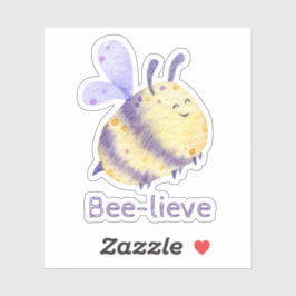 *~* Bee Lieve Cute Fuzzy Teacher Day Klistermärken