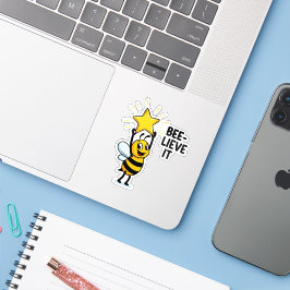Bee-lieve it-klistermärke klistermärken