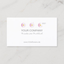 ♥ Bee *Little Flowers* Mini Calendar 2021 . Visitkort