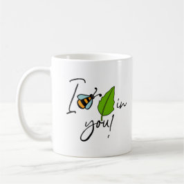 Bee Löv in You - Cute Pun Quote Kaffemugg