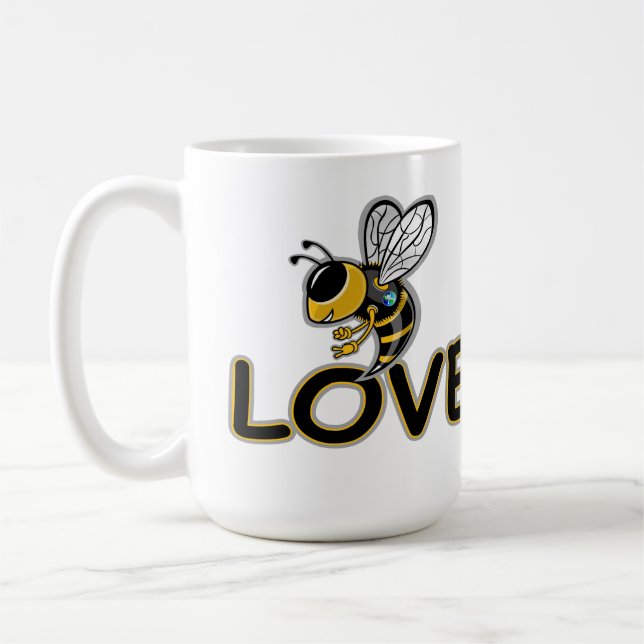 BEE LOVE  KAFFEMUGG (Vänster)