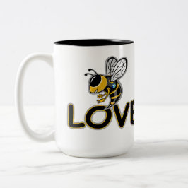 BEE LOVE  Två-Tonad MUGG