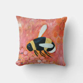 Bee Lover Insect Throw Pillow Home Decor Kudde