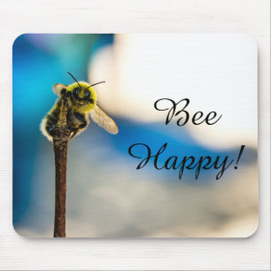 Bee Lycklig Bumblebee Mousepad Musmatta