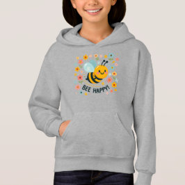 Bee Lycklig Hoodie Kids T Shirt