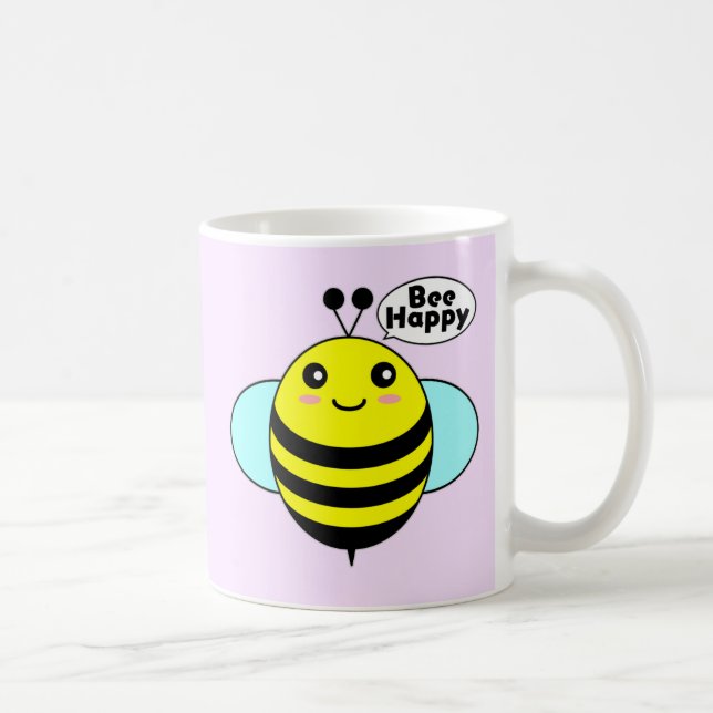 Bee Lycklig Kaffemugg (Höger)